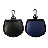 Maxbell 2xProtable Towel Cloth Lined Pocket Golf Ball Cleaner Washer Pouch Black