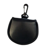Maxbell 2xProtable Towel Cloth Lined Pocket Golf Ball Cleaner Washer Pouch Black