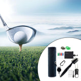 Maxbell Golf Club Brush Tool Kit Retractable Cleaner Towel Groove Ball Line Marker - Aladdin Shoppers