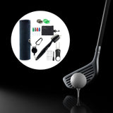 Maxbell Golf Club Brush Tool Kit Retractable Cleaner Towel Groove Ball Line Marker - Aladdin Shoppers