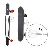 Maxbell Skateboard Wall Mount Skate Board Hanger Longboard Ski Snowboard Surf Board Clear 2PCS - Aladdin Shoppers