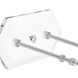 Maxbell Skateboard Wall Mount Skate Board Hanger Longboard Ski Snowboard Surf Board Clear 1PC - Aladdin Shoppers