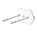 Maxbell Skateboard Wall Mount Skate Board Hanger Longboard Ski Snowboard Surf Board Clear 1PC - Aladdin Shoppers