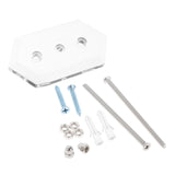 Maxbell Skateboard Wall Mount Skate Board Hanger Longboard Ski Snowboard Surf Board Clear 1PC - Aladdin Shoppers