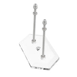 Maxbell Skateboard Wall Mount Skate Board Hanger Longboard Ski Snowboard Surf Board Clear 1PC - Aladdin Shoppers