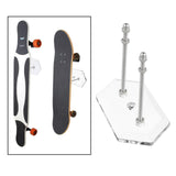 Maxbell Skateboard Wall Mount Skate Board Hanger Longboard Ski Snowboard Surf Board Clear 1PC - Aladdin Shoppers