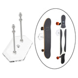 Maxbell Skateboard Wall Mount Skate Board Hanger Longboard Ski Snowboard Surf Board Clear 1PC - Aladdin Shoppers