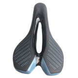 Maxbell Comfort Bike Saddle Bicycle Seat Seat Padded for Road Bike Indoor black blue - Aladdin Shoppers