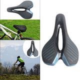 Maxbell Comfort Bike Saddle Bicycle Seat Seat Padded for Road Bike Indoor black blue - Aladdin Shoppers