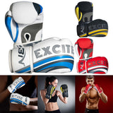 Maxbell PU Leather Boxing Hand Wraps Bandages Fist Boxing Glove Mitts MMA 10OZ white - Aladdin Shoppers