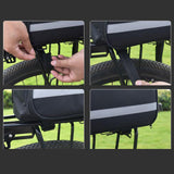 Maxbell Bicycle Trunk Rear Rack Bag Bike Pannier Cycling Gear for Mountain Bike Black - Aladdin Shoppers