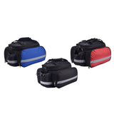 Maxbell Bicycle Trunk Rear Rack Bag Bike Pannier Cycling Gear for Mountain Bike Black - Aladdin Shoppers