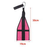Maxbell Hanging Ab Straps Sling Door Hanging Heavy Duty for Fitness Gym Rose Red - Aladdin Shoppers