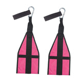 Maxbell Hanging Ab Straps Sling Door Hanging Heavy Duty for Fitness Gym Rose Red - Aladdin Shoppers