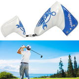 Maxbell PU Golf Blade Putter Head Cover Golfer Gifts Easy to Wear Anti-Damage Soft White - Aladdin Shoppers