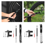 Maxbell Portable Mini Bike Pump Compact 160 PSI Bicycle for Cycling MTB black - Aladdin Shoppers