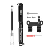 Maxbell Portable Mini Bike Pump Compact 160 PSI Bicycle for Cycling MTB black - Aladdin Shoppers