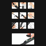 Maxbell Portable Mini Bike Pump Compact 160 PSI Bicycle for Cycling MTB black - Aladdin Shoppers