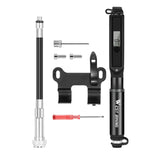 Maxbell Portable Mini Bike Pump Compact 160 PSI Bicycle for Cycling MTB black - Aladdin Shoppers
