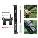 Maxbell Portable Mini Bike Pump Compact 160 PSI Bicycle for Cycling MTB black - Aladdin Shoppers