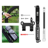 Maxbell Portable Mini Bike Pump Compact 160 PSI Bicycle for Cycling MTB black - Aladdin Shoppers