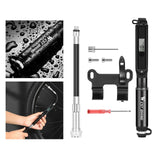 Maxbell Portable Mini Bike Pump Compact 160 PSI Bicycle for Cycling MTB black - Aladdin Shoppers