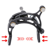 Maxbell 2Pieces Road Bike Bicycle Brake Caliper C Clip Set Front Rear Refit Black - Aladdin Shoppers