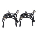 Maxbell 2Pieces Road Bike Bicycle Brake Caliper C Clip Set Front Rear Refit Black - Aladdin Shoppers