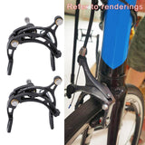 Maxbell 2Pieces Road Bike Bicycle Brake Caliper C Clip Set Front Rear Refit Black - Aladdin Shoppers