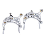 Maxbell 2Pieces Road Bike Bicycle Brake Caliper C Clip Set Front Rear Refit Silver - Aladdin Shoppers