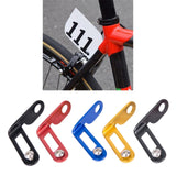 Maxbell MTB Road Bike Race Number Plate Holder Fixed Bracket Durable Bicycle Parts Black - Aladdin Shoppers