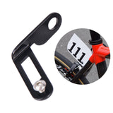 Maxbell MTB Road Bike Race Number Plate Holder Fixed Bracket Durable Bicycle Parts Black - Aladdin Shoppers