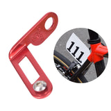 Maxbell MTB Road Bike Race Number Plate Holder Fixed Bracket Durable Bicycle Parts Red - Aladdin Shoppers