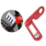 Maxbell MTB Road Bike Race Number Plate Holder Fixed Bracket Durable Bicycle Parts Red - Aladdin Shoppers