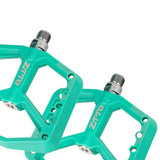 Maxbell 1 Pair Nylon Equipment Non-Slip Bike Pedals for Bicycle BMX MTB Green - Aladdin Shoppers