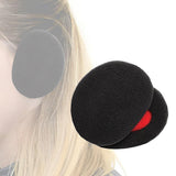 Maxbell 1Pair Ear Warmer Women Men Earmuffs Outdoor Portable Soft Bandless Ear Muffs Black - Aladdin Shoppers