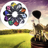 Maxbell 10Pcs Golf Iron Club Head Covers Waterproof Headcovers Black Colorful - Aladdin Shoppers