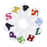 Maxbell 10Pcs Golf Iron Club Head Covers Waterproof Headcovers White Colorful - Aladdin Shoppers