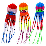 Maxbell Large Octopus Kite Single Line Long Tail for Kids Adults Beach Park Red - Aladdin Shoppers