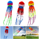 Maxbell Large Octopus Kite Single Line Long Tail for Kids Adults Beach Park Red - Aladdin Shoppers