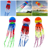 Maxbell Large Octopus Kite Single Line Long Tail for Kids Adults Beach Park Red - Aladdin Shoppers