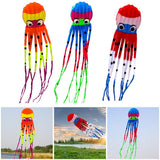 Maxbell Large Octopus Kite Single Line Long Tail for Kids Adults Beach Park Red - Aladdin Shoppers