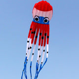 Maxbell Large Octopus Kite Single Line Long Tail for Kids Adults Beach Park Red - Aladdin Shoppers