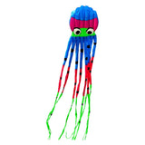 Maxbell Large Octopus Kite Single Line Long Tail for Kids Adults Beach Park Blue - Aladdin Shoppers