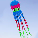 Maxbell Large Octopus Kite Single Line Long Tail for Kids Adults Beach Park Blue - Aladdin Shoppers