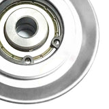 Maxbell 73mm Bearing Pulley Aluminium Alloy for Cable Fitness Equipment Silver - Aladdin Shoppers