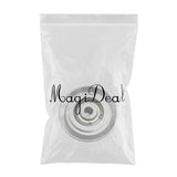 Maxbell 73mm Bearing Pulley Aluminium Alloy for Cable Fitness Equipment Silver - Aladdin Shoppers