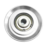 Maxbell 73mm Bearing Pulley Aluminium Alloy for Cable Fitness Equipment Silver - Aladdin Shoppers