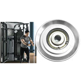 Maxbell 73mm Bearing Pulley Aluminium Alloy for Cable Fitness Equipment Silver - Aladdin Shoppers