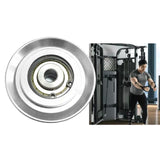 Maxbell 73mm Bearing Pulley Aluminium Alloy for Cable Fitness Equipment Silver - Aladdin Shoppers